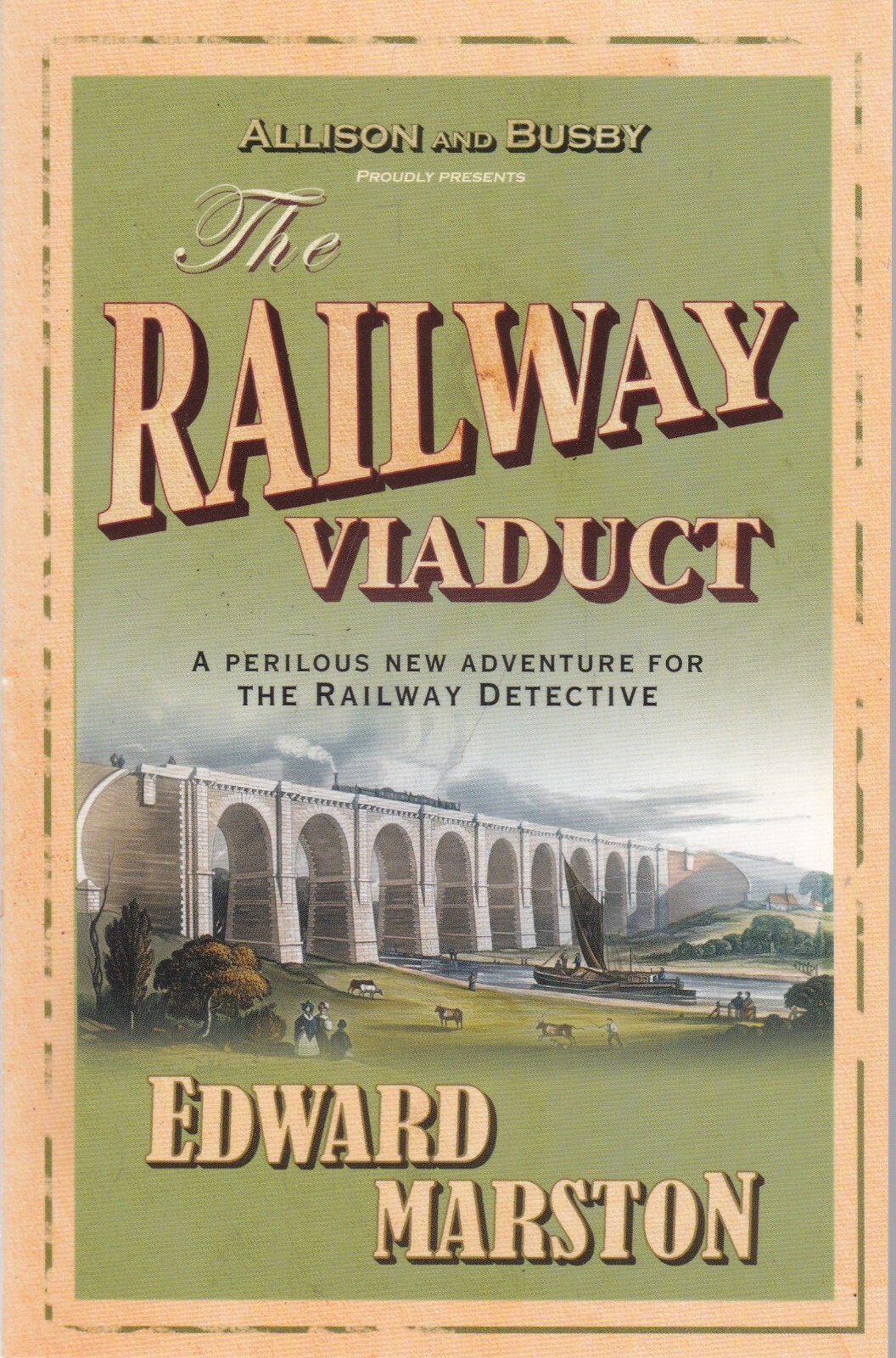 The Railway Viaduct by Edward Marston Book New Paperback Mystery Railway