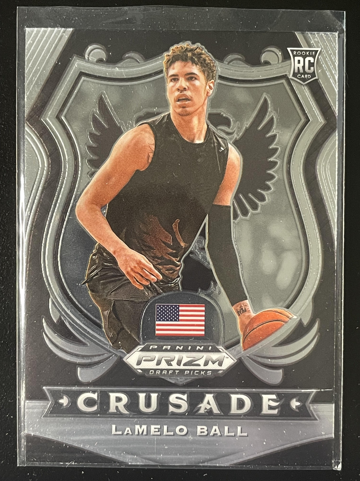 2020 Panini Prizm Draft Picks Collegiate #83 LaMelo Ball Crusade Illawarra Hawks
