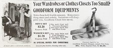 CHICAGO FORM CO Goodform Equipments Trouser Press Pants Hanger Vtg 1902 Print Ad