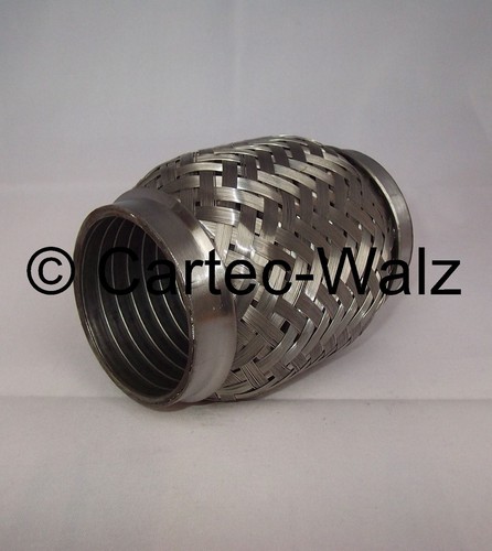 FLEXROHR mit Innenwellrohr Auspuff Rohrverbinder 56 x 106 mm Edelstahl ! - 第 1/1 張圖片
