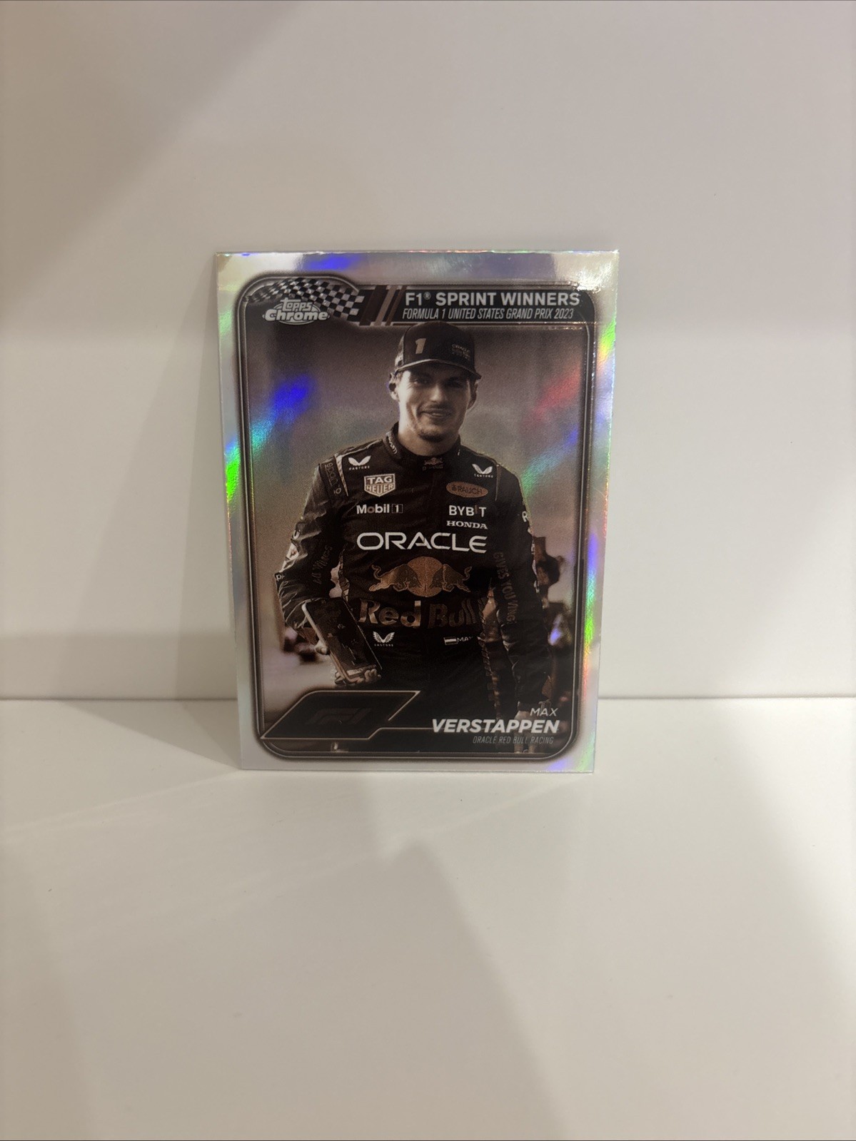 2024 Topps Chrome Formula 1 Sepia Refractors #152 Max Verstappen Red Bull