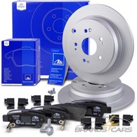 ATE Bremsscheiben Ø302 +BremsbelÄGe Hinten FÜR Honda CR-V 3 RE 4 RM