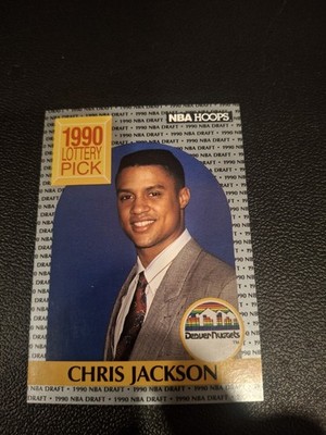 1990 Hoops #392 Chris Jackson Rookie Card