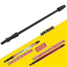 Shisha Mundstück Cut & Smoke - Schwarz zum selbst designen Zubehör Hookah