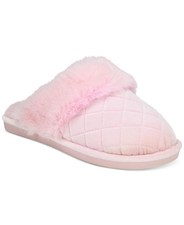 Charter Club Women's Quilted Hoodback Boxed Slippers Classic Pink Size 5-6 NEW