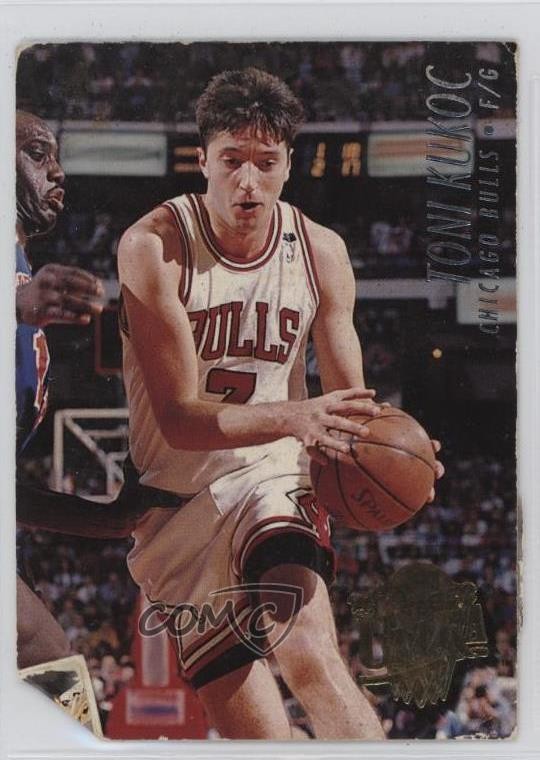 1994-95 Fleer Ultra Promo Sheet Singles Toni Kukoc #27 HOF 1b8x