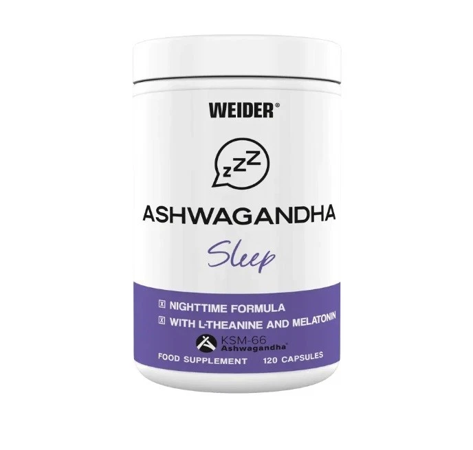 138,19€/kg SONDERPOSTEN! Weider Ashwagandha Sleep 120 Kapseln KSM-66 + Theanin
