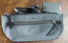 Tumi Meera Slim Hip Waist Pack Gray Nylon New...