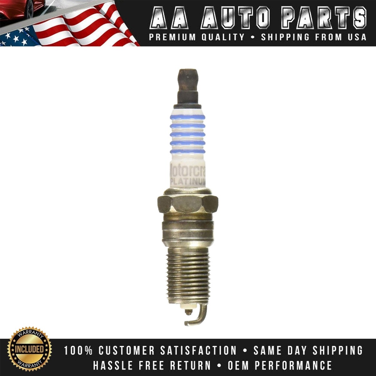 6PCS Motorcraft Platinum Spark Plugs for Ford F-150 2015-2021 3.3L