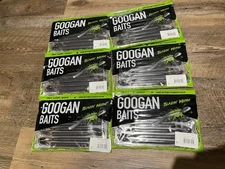 (6) Packs Googan Squad 6” Blazin Wormz Junebug Bundle Brand New In Pack
