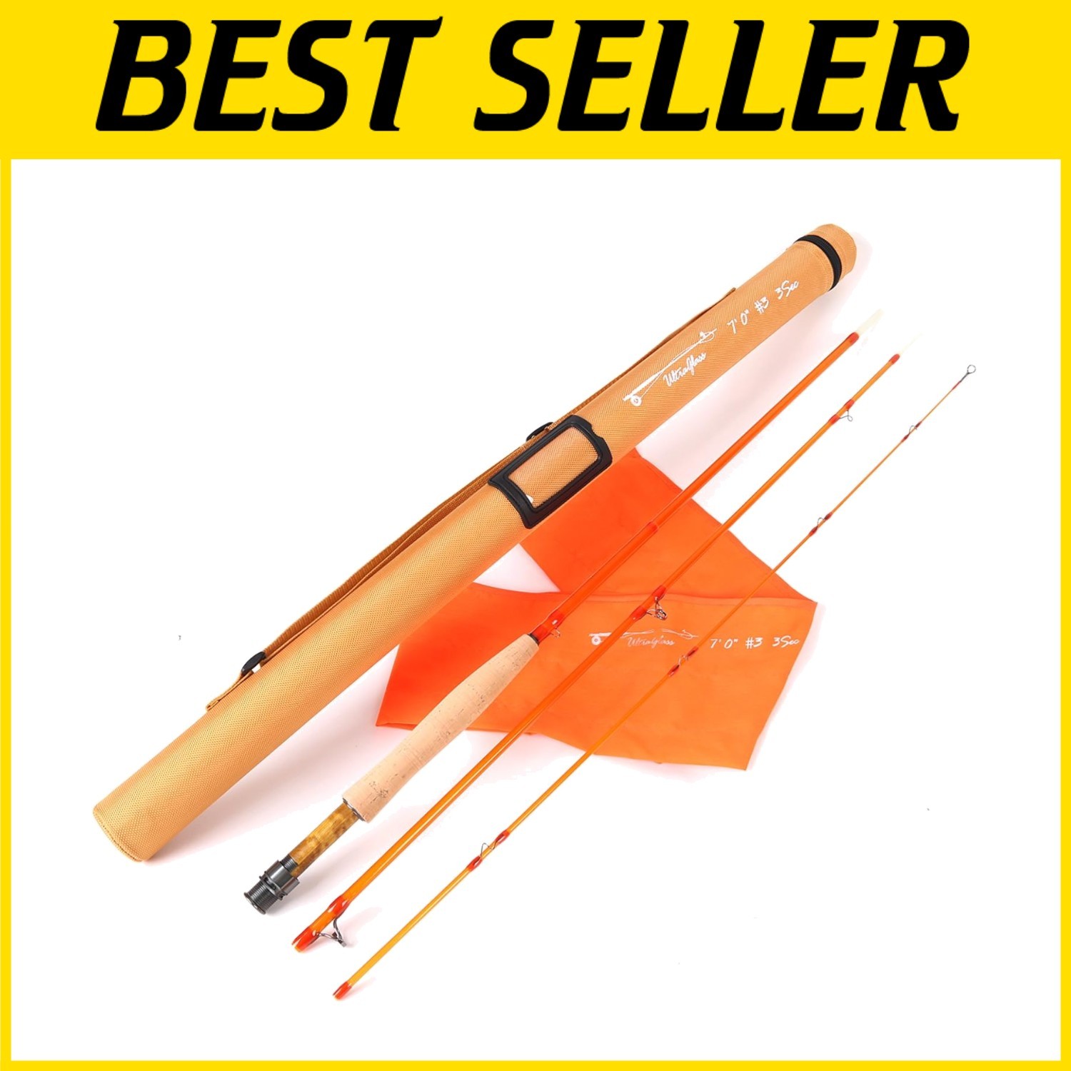 Travel-Friendly 6wt Fishing Rod - Purple