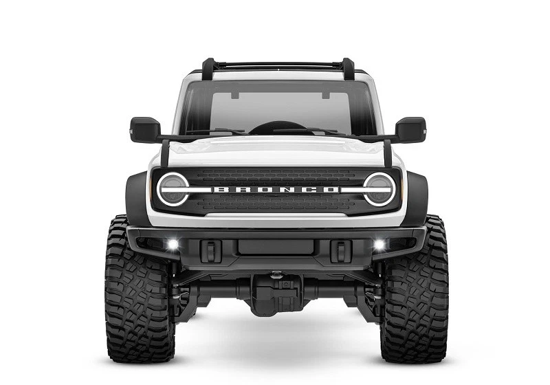Traxxas TRX-4M Ford Bronco 1:18 RTR 4WD Mini RC Crawler blanco cepillado con ... - Imagen 3 de 4