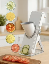 Adjustable Stainless Steel Vegetable Slicer & Chopper Multifunctional Safe Dicer