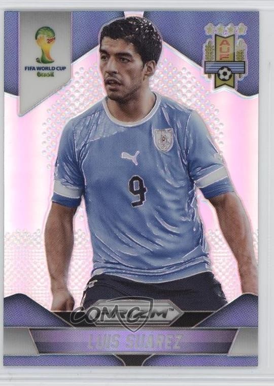 2014 Panini Prizm World Cup Silver Prizm Luis Suarez #194 01eh