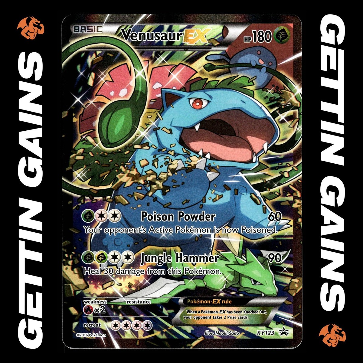 [ARS8][XY123 | プロモ] Venusaur EXフシギバナEX Venusaur EX - XY123 - Black Star Promo - Pokemon Card - LP | eBay