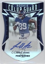 2016 Panini Preferred Rookie Color Guard Blue 30/49 Jerell Adams #265 Auto 0c2