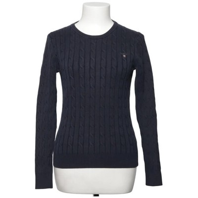 GANT, Strickpullover, Größe: S, Blau, Sonstiges, Zopfstrick, Damen #k7G