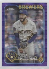 2024 Topps Chrome Purple Sonar Refractor 220/275 Devin Williams #103 1g5d