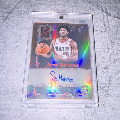 Topps 2026 Signature Class Manuscripts Scoot Henderson Orange Auto 41/50 #556