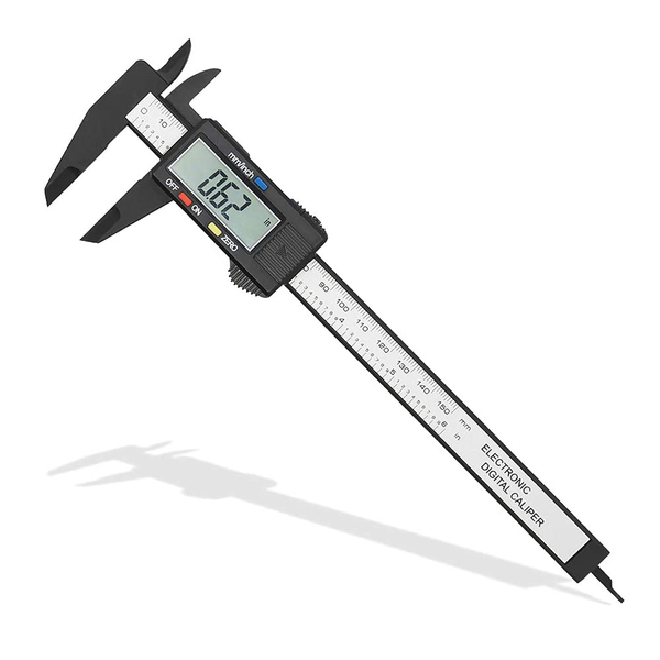 Mesee Messschieber Digital Schieblehre, PräZisions Messschieber, 150 Mm Kohlefas-image