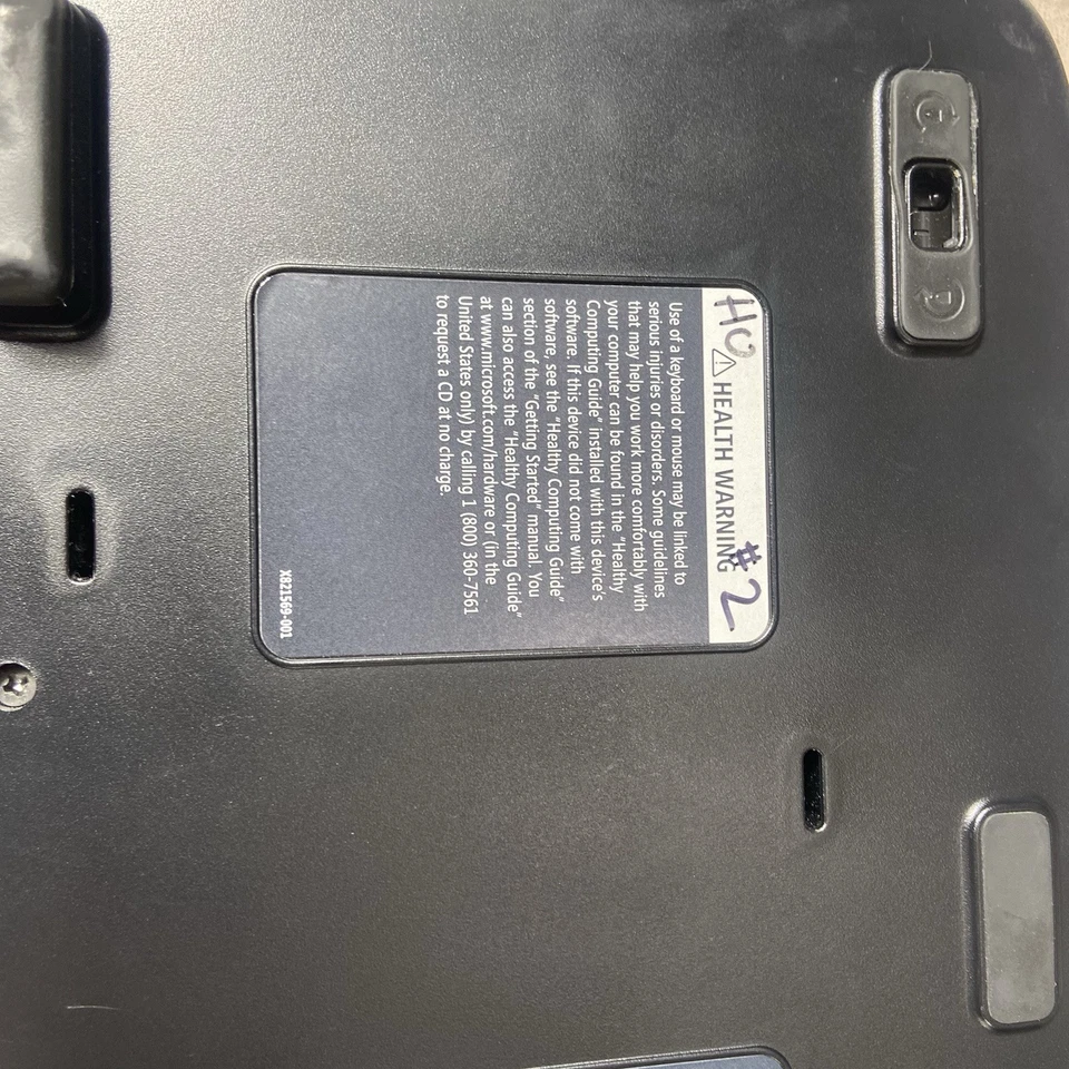 Microsoft Windows Wireless Comfort 5050 Desktop Keyboard w/ box, mouse NO DONGLE - Image 3 of 3