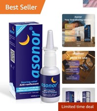 Effortless Snoring Relief Spray - 30ml Natural Formula for Comfortable Sleep