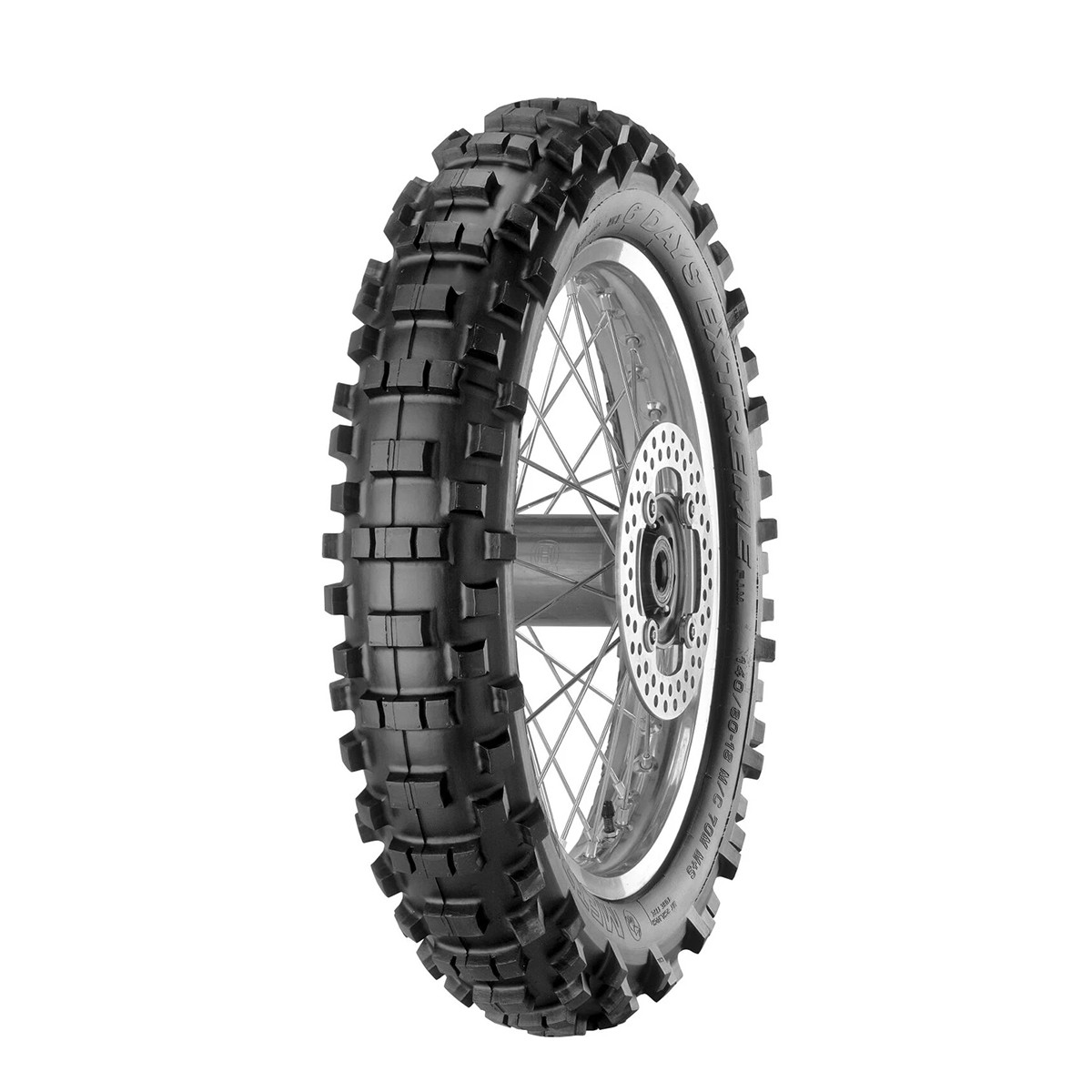 140/80-18 70M Metzeler MCE 6 Days Extreme M+S Rear Motorcycle Tyre
