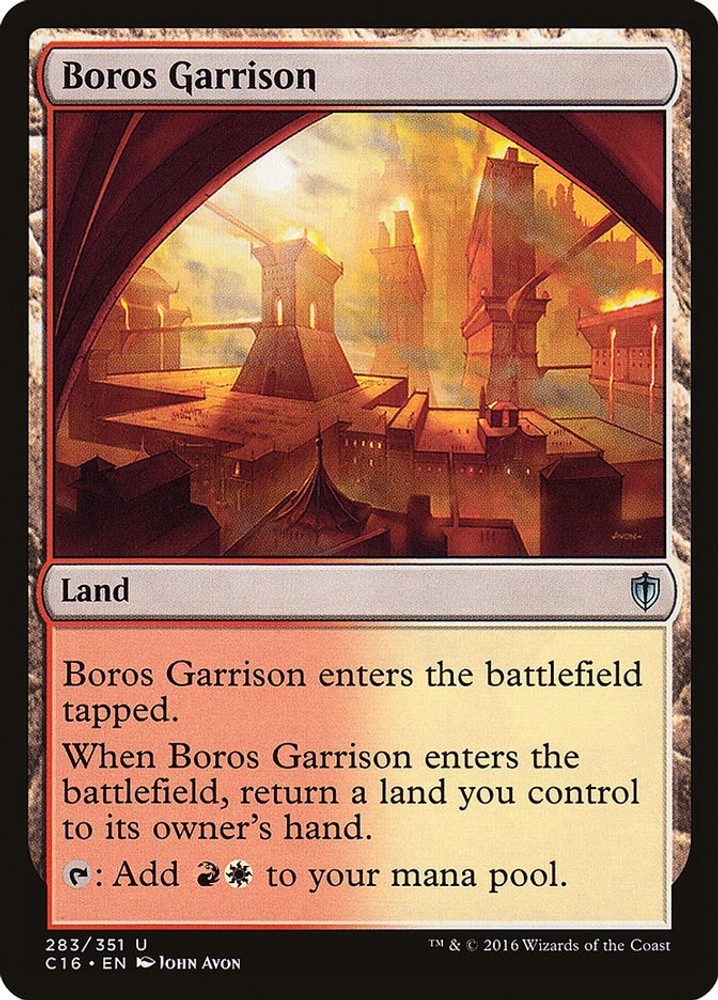Boros Garrison - 283 - NM - Commander 2016