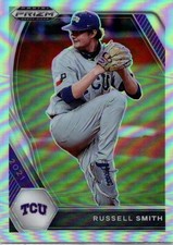 2021 Panini Prizm Draft Picks - Russell Smith #PDP51 Silver Prizm (RC)