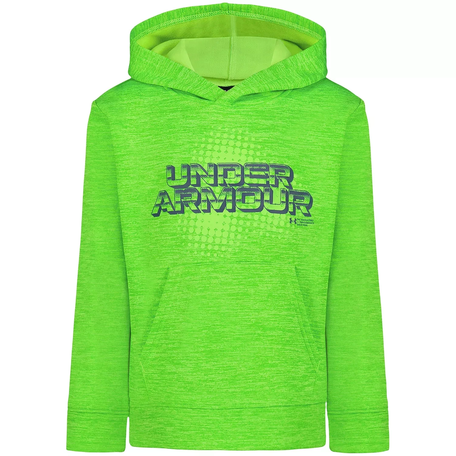 Under Armour Twist Hoodie Kids 4 Hyper Green Long Sleeve Activewear DSGL513
