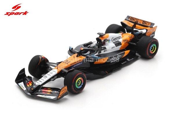Spark S9664 1:43 Mclaren MCL39 #81 F1 Rennwagen US GP 2025 Oscar Piastri Orange-image
