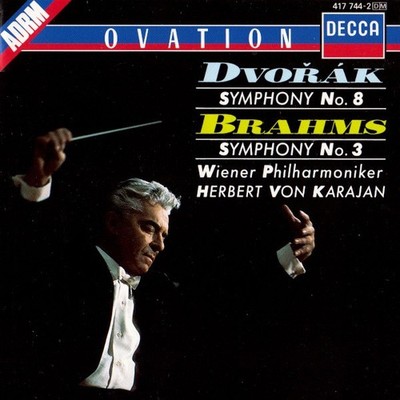 HERBERT VON KARAJAN - Wiener Philharmoniker - Dvorak Symphony 8 Brahms 3 CD