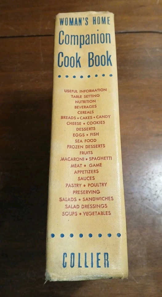 Woman's Home Companion Cook Book - WWII Wartime Edition, Vtg 1944 Collier HB - Image 3 of 4