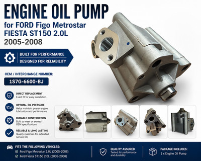 Engine Oil Pump for FORD Figo Metrostar FIESTA ST150 2.0L 2005-2008 1S7G-6600-BJ