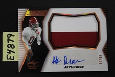 AKYLIN DEAR ROOKIE PATCH AUTO BRONZE /75 2026 LEAF TRINITY CRIMSON TIDE (E4879