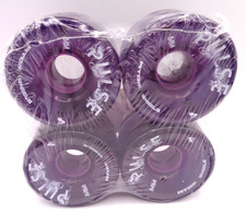 Atom Skates Pulse Opaque Purple 65mm 78A Roller Skate or Longboard Wheels 4 Pack