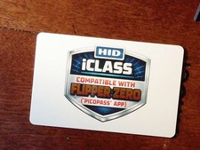 HID iCLASS card (Flipper Compatible)
