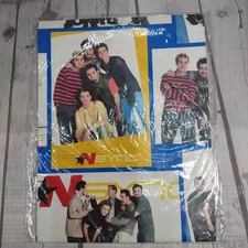 New NSYNC Gift Wrapping Paper Music Mania Justin Timberlake 8.33 sq ft sealed 