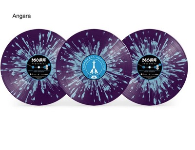 Mass Effect Andromeda Soundtrack Vinyl Record 3LP Set Angara Splatter VGM OST