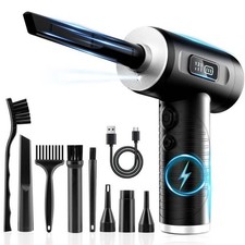 Compressed Air Duster-3 Gear Adjustable 100000RPM Electric Air Duster with LE...
