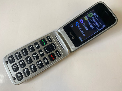 Doro 2414 entsperrt Klapphandy große Tasten SOS 2G Hörgerät kompatibel