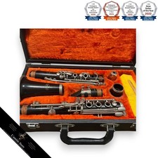 Jeuffroy Wooden Clarinet with Black Case Musical Instrument