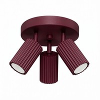Deckenstrahler Schwenkbar Burgund GU10 Flur Ø 19.5 Cm Deckenlampe Wohnzimmer