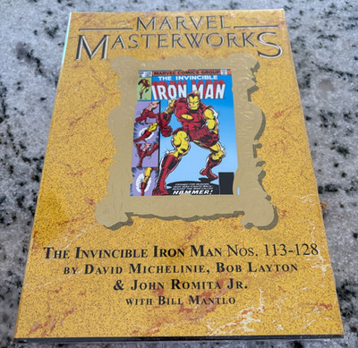 Marvel Masterworks Vol # 301 Iron Man 113-128 Limited To 670 SEALED Copy 4 J419