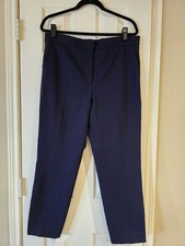 NWT Escada Sport Tardazzia Pants Navy Red Trim Size 42