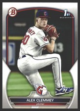 Alex Clemmey #BD-79 2023 Bowman Draft Cleveland Guardians