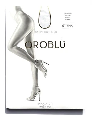 Oroblu Magie 20 Satin Tights 20 Den Size Medium Color White - Bild 1 von 3