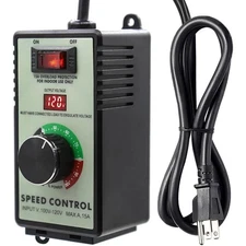 AC Motor Speed Controller 120V with Precise Voltage Control for Small Motors