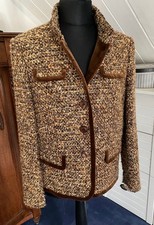 Basler Damenjacke Bouclé Gr. 44  beige-braun