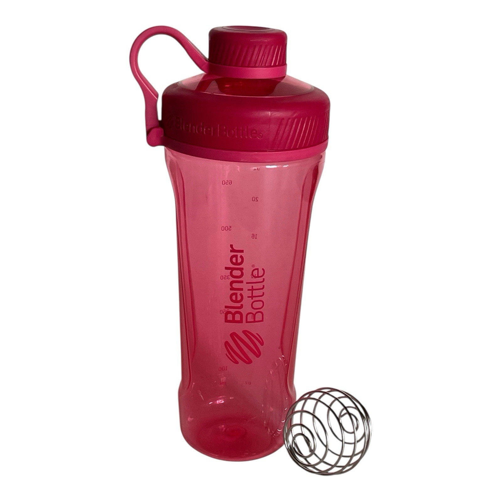Genuine BlenderBottle Pink Shaker Top 32 Oz. Plastic Fitness Loop Screw Top
